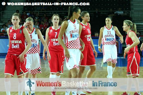 2012 FIBA Olympic Qualifying Tournament for Women:  Croatia against Canada © womensbasketball-in-france.com 2012 FIBA Olympic Qualifying Tournament for Women: Croata against Canada ©  womensbasketball-in-france.com