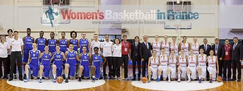 France and Turkey U20 European Championship Division A official team pictures