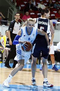  Styliani Kaltsidou playing for Greece at EuroBasket Women 2009 &copy; Agenzia Ciamillo-Castoria/E.Castoria