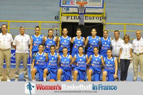  Greece U16 women basketball team 2011    &copy; FIBA Europe   