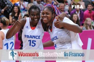 Isabelle Yacoubou-Dehou and Jennifer Digbeu ©  FIBA