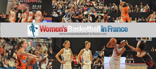 playing basketball in the Ligue Féminine de Basket