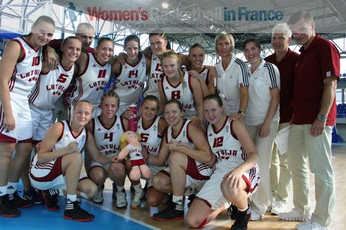 Great Britain celebrating 2011  © womensbasketball-in-france.com  