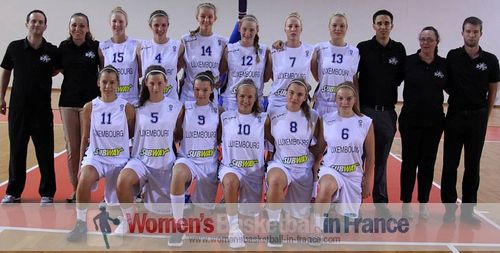 Claire Nilles, Jessy Goergen, Jessy Goergen, Anne Slunecko, Michelle Dittgen, Jackie Ries, Hannah Pauly, Jil Baum, Catherine Max, Celine Herbineau, Lisa Jablonowski,Lisa Jablonowski, Thierry Kremer