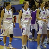 Tarbes players at start of match