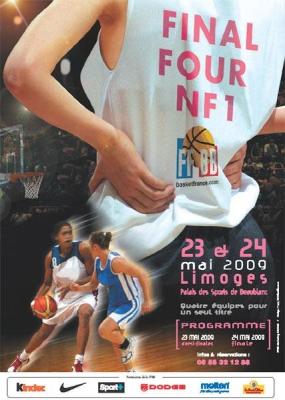 2009 NF1 final four poster © FFBB 