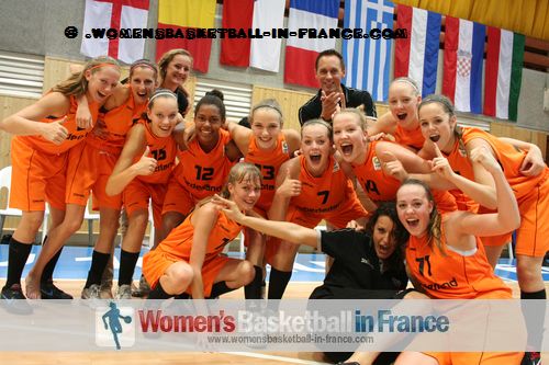 Germany and Spain  U16 in Miskolc © womensbasketball-in-france.com  