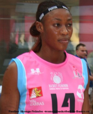 Pauline Akonga-Nsimbo ready for action at the Open LFB  © womensbasketball-in-france.com