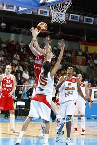  Maria Steponova at EuroBasket women 2009 semi-final &copy; Agenzia Ciamillo-Castoria/E.Castoria