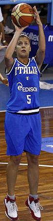  Stella Panella guildes Italy to victory against Serbia &copy; Ciamillo-Castoria