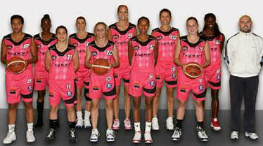 Tours Val-de-Loire Basket (TVL)2009-2010 team picture &copy; FFBB