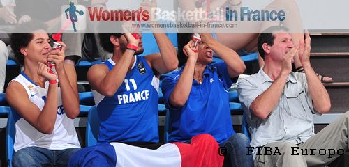  French U18 basketball supporters  © FIBA Europe / Viktor Rébay  