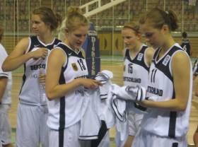 German U18 players