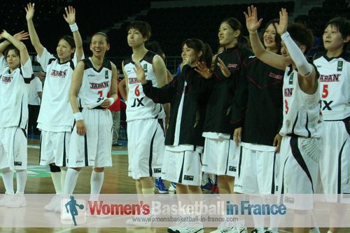 2012 FIBA Olympic Qualifying Tournament for Women: Japan qualify for quarter-final ©  womensbasketball-in-france.com 