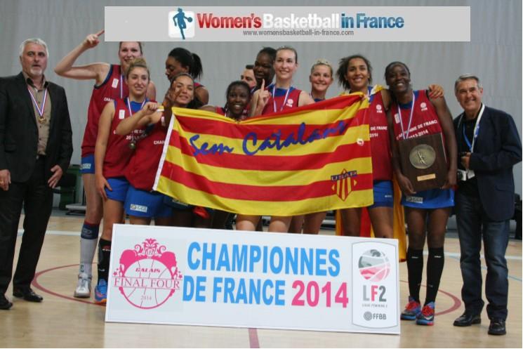Perpignan Basket 66 2014 LF2 champions
