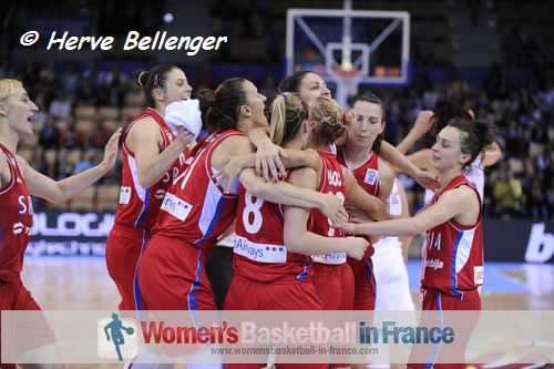 Serbian players at EuroBasket Women 2013